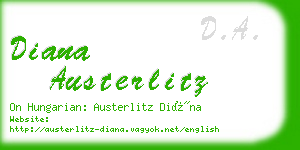 diana austerlitz business card